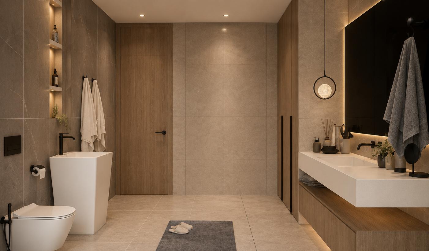 Contemporary bathroom design
